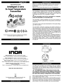 Thumbnail of document Manual - IPAQ-H / IPAQ-HX Universal Programmable 2-Wire Transmitters